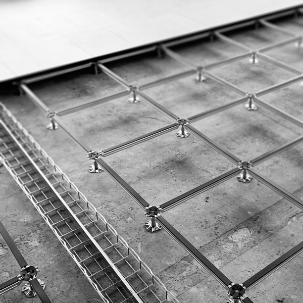 Struttura pavimento modulare sopraelevato